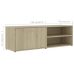 Mueble de TV madera contrachapada color roble 120x34x37 cm