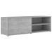 Mueble de TV madera contrachapada gris hormigón 120x34x37 cm