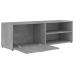 Mueble de TV madera contrachapada gris hormigón 120x34x37 cm