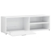 Mueble TV madera contrachapada blanco brillante 120x34x37 cm