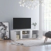 Mueble de TV madera contrachapada blanco 120x34x37 cm