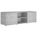 vidaXL Mueble de TV madera contrachapada gris hormigón 120x34x37 cm