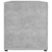 Mueble de TV madera contrachapada gris hormigón 120x34x37 cm