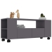 Mueble para TV madera contrachapada gris 120x35x48 cm