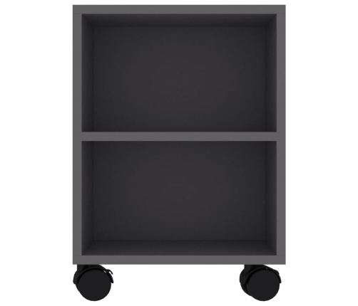 Mueble para TV madera contrachapada gris 120x35x48 cm