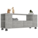 Mueble de TV madera contrachapada gris hormigón 120x35x48 cm