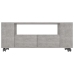 Mueble de TV madera contrachapada gris hormigón 120x35x48 cm