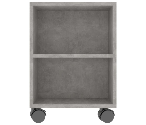 Mueble de TV madera contrachapada gris hormigón 120x35x48 cm