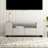 Mueble de TV madera contrachapada gris hormigón 120x35x48 cm