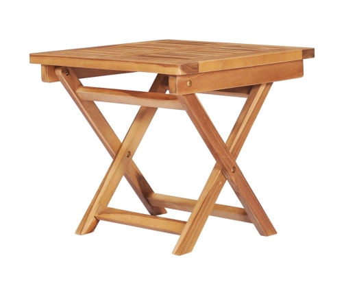 Tumbonas 2 uds con mesa madera maciza de teca