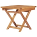 Tumbonas 2 uds con mesa madera maciza de teca