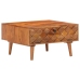 Mesa de centro de madera maciza de acacia 68x68x38 cm