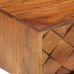 Mesa de centro de madera maciza de acacia 68x68x38 cm