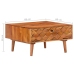 Mesa de centro de madera maciza de acacia 68x68x38 cm