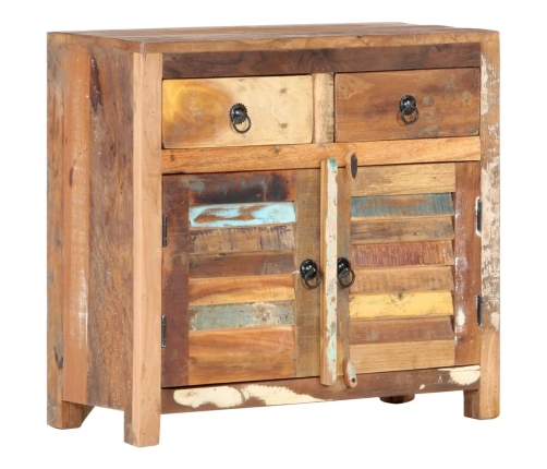 Aparador de madera maciza reciclada 70x30x68 cm