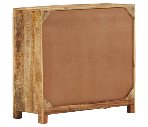 Aparador de madera maciza de mango 70x30x68 cm