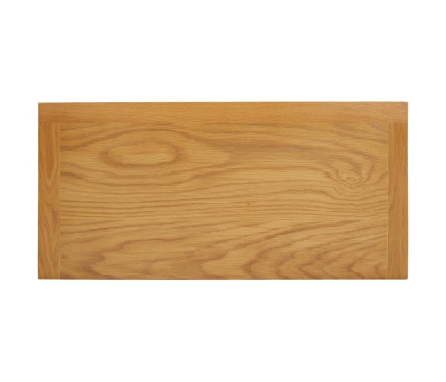 Aparador de madera de roble maciza 70x35x75 cm