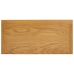 Aparador de madera de roble maciza 70x35x75 cm