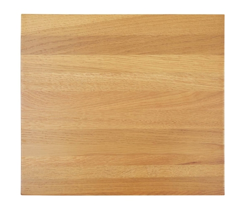 Mesa auxiliar de madera maciza de roble 27x24x37 cm