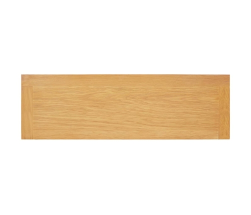 vidaX Estantería de 5 niveles de madera maciza de roble 60x22,5x140 cm