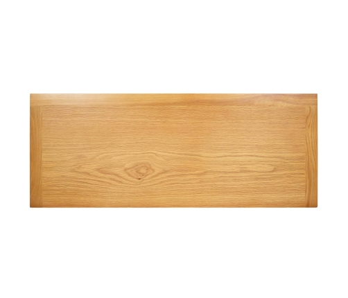 Mueble para el televisor de madera maciza de roble 90x35x48 cm