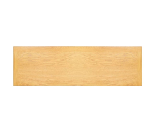 Aparador de madera maciza de roble 110x33,5x70 cm