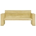 Juego de muebles de jardín 3 piezas madera de pino impregnada