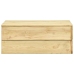 Juego de muebles de jardín 3 piezas madera de pino impregnada