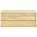 Juego de muebles de jardín 3 piezas madera de pino impregnada