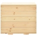 Caja de almacenaje de madera maciza de pino 60x54x50,7 cm