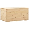 Caja de almacenaje de madera maciza de pino 100x54x50,7 cm