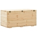 Caja de almacenaje de madera maciza de pino 100x54x50,7 cm