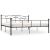 vidaXL Estructura de cama de metal negro 180x200 cm