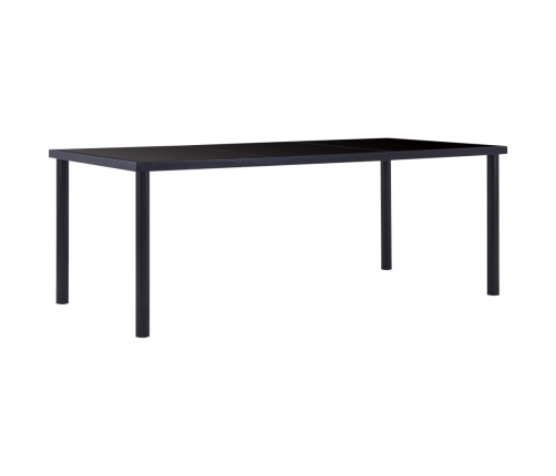 Juego de comedor 11 piezas cuero sintético marrón