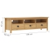 Mueble de TV Hill madera maciza pino marrón miel 158x40x47 cm