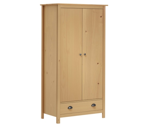 Armario de 2 puertas Hill madera maciza pino 89x50x170cm