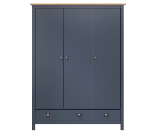 Armario de 3 puertas Hill Range madera pino gris 127x50x170cm