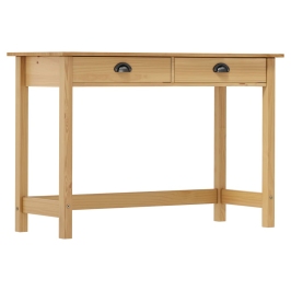 Mesa consola Hill con 2 cajones madera pino 110x45x74 cm