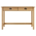 Mesa consola Hill con 2 cajones madera pino 110x45x74 cm