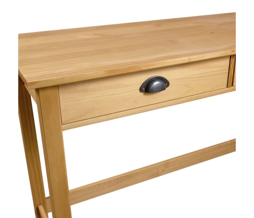 Mesa consola Hill con 2 cajones madera pino 110x45x74 cm