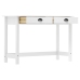 Mesa consola Hill con 2 cajones madera pino 110x45x74 cm