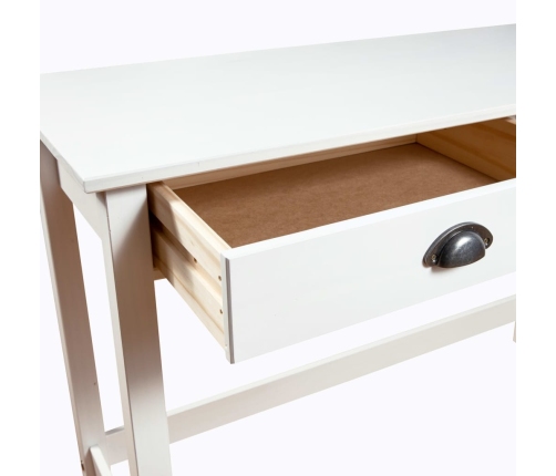 Mesa consola Hill con 2 cajones madera pino 110x45x74 cm