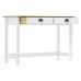 Mesa consola Hill con 2 cajones madera pino 110x45x74 cm