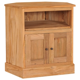 Aparador de madera maciza de teca 60x45x60 cm