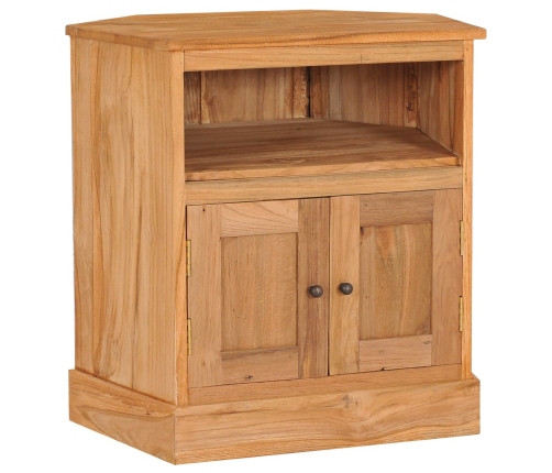 Aparador de madera maciza de teca 60x45x60 cm