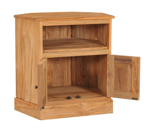 Aparador de madera maciza de teca 60x45x60 cm