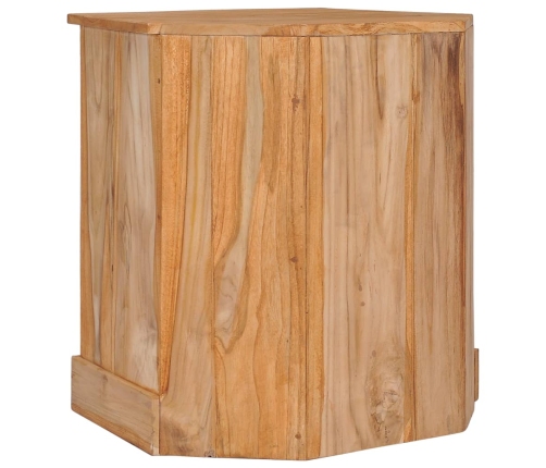 Aparador de madera maciza de teca 60x45x60 cm