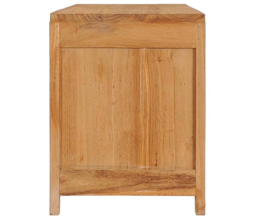 Mueble de TV de madera maciza de acacia 120x30x40 cm