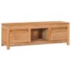 Mueble de TV madera maciza de teca 100x30x35 cm