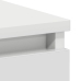 Escritorio de madera contrachapada blanco 90x45x76 cm